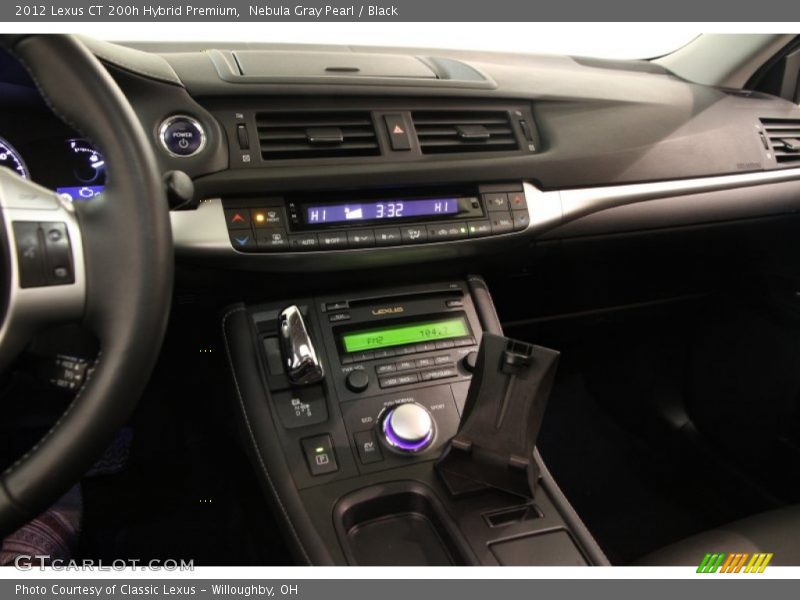 Nebula Gray Pearl / Black 2012 Lexus CT 200h Hybrid Premium