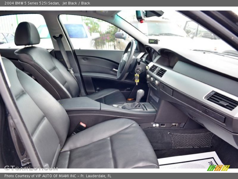 Jet Black / Black 2004 BMW 5 Series 525i Sedan