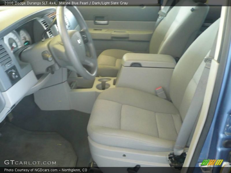 Marine Blue Pearl / Dark/Light Slate Gray 2008 Dodge Durango SLT 4x4