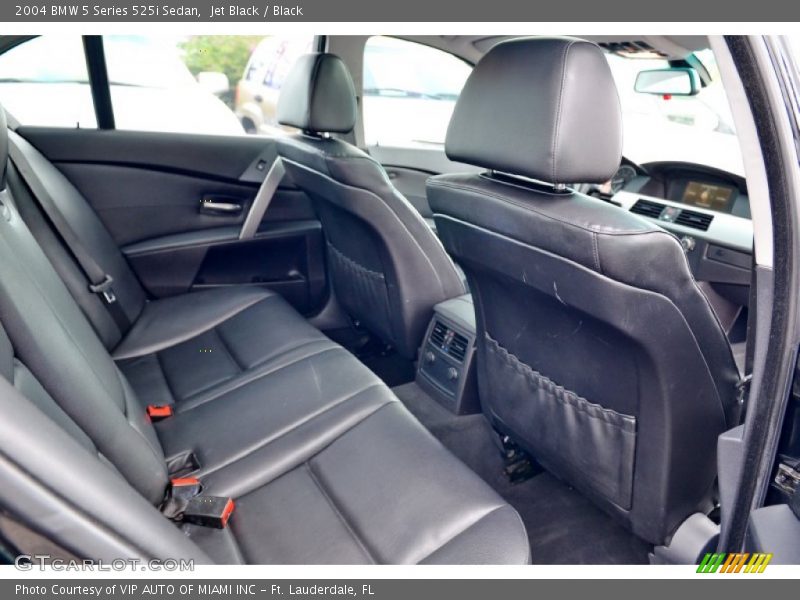 Jet Black / Black 2004 BMW 5 Series 525i Sedan