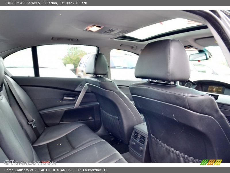 Jet Black / Black 2004 BMW 5 Series 525i Sedan