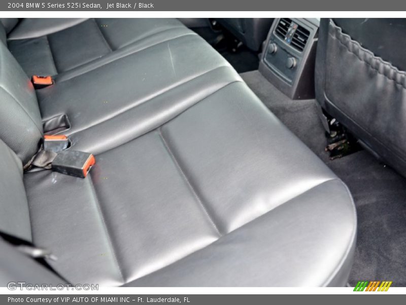 Jet Black / Black 2004 BMW 5 Series 525i Sedan