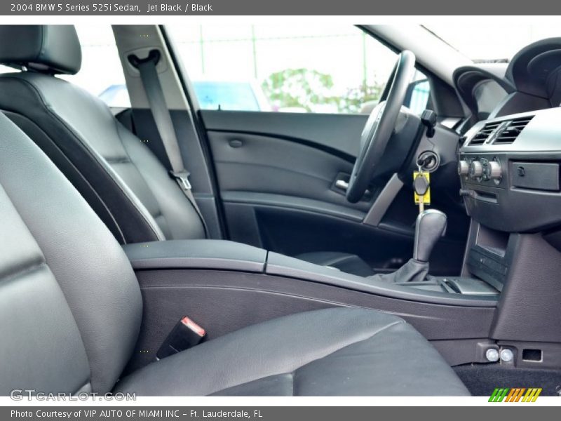 Jet Black / Black 2004 BMW 5 Series 525i Sedan