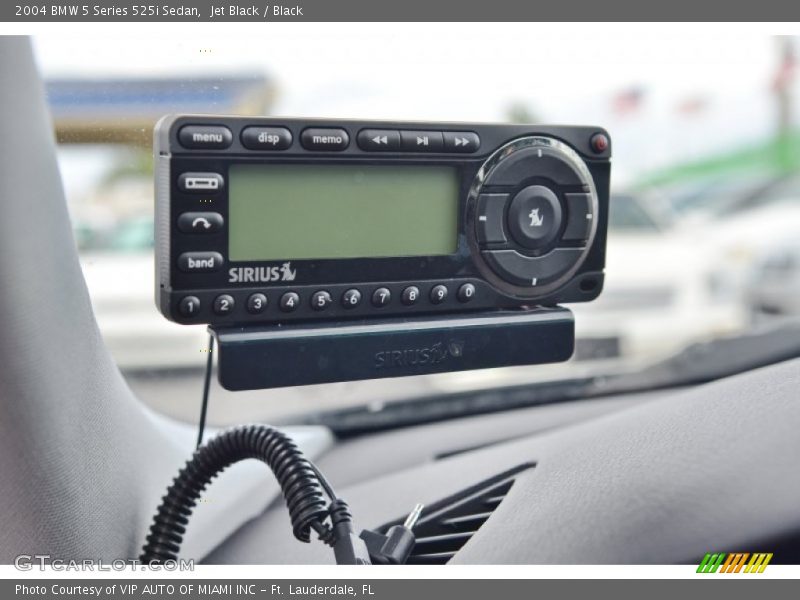 Jet Black / Black 2004 BMW 5 Series 525i Sedan