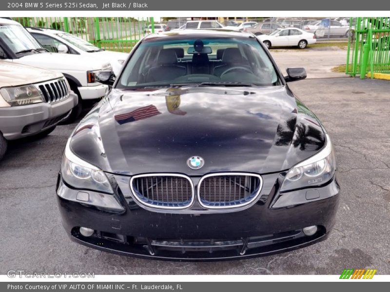 Jet Black / Black 2004 BMW 5 Series 525i Sedan