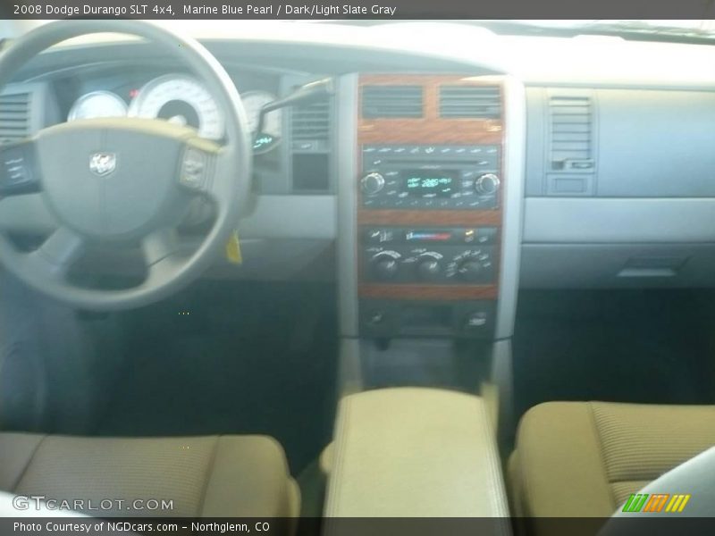 Marine Blue Pearl / Dark/Light Slate Gray 2008 Dodge Durango SLT 4x4