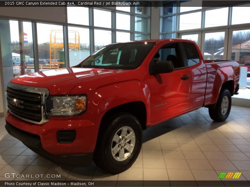 Cardinal Red / Jet Black/Dark Ash 2015 GMC Canyon Extended Cab 4x4