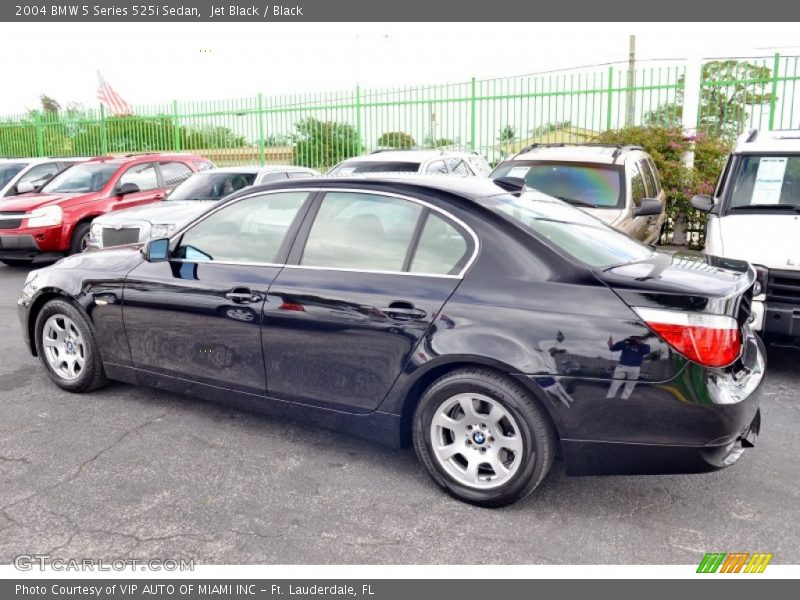 Jet Black / Black 2004 BMW 5 Series 525i Sedan