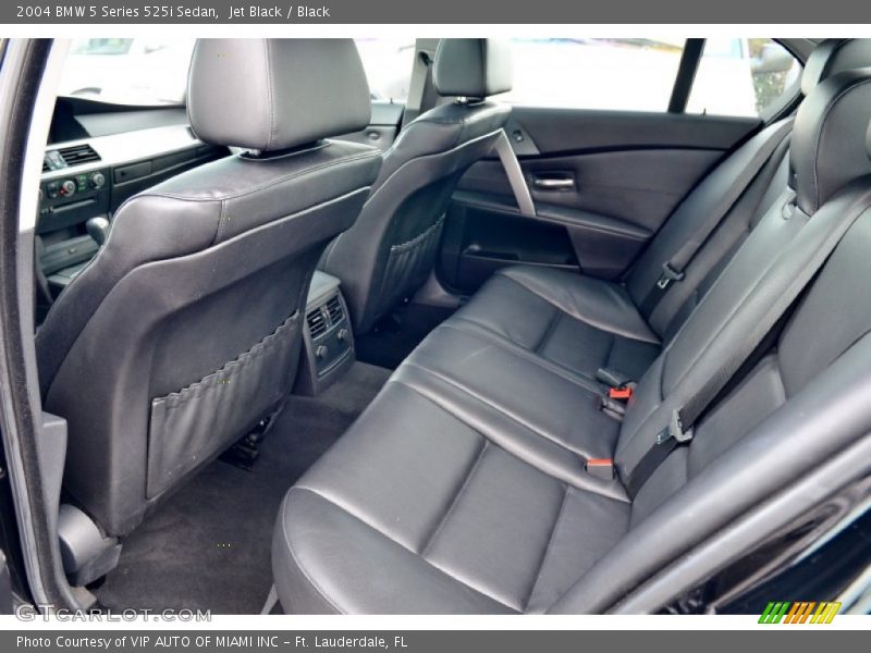 Jet Black / Black 2004 BMW 5 Series 525i Sedan