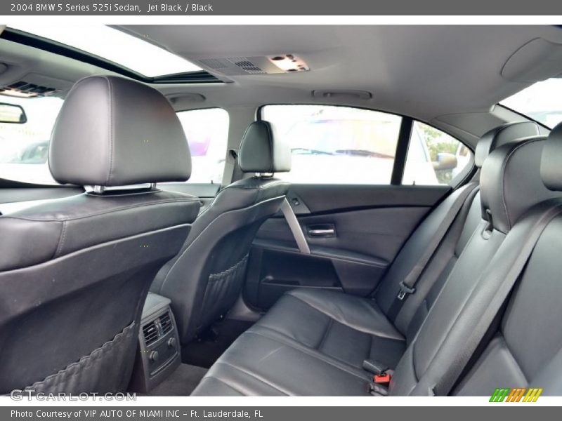 Jet Black / Black 2004 BMW 5 Series 525i Sedan