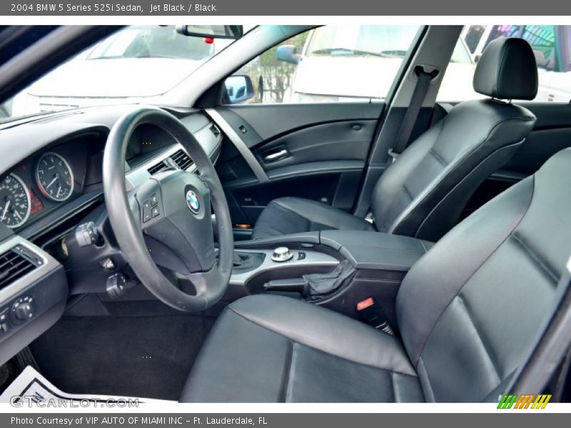 Jet Black / Black 2004 BMW 5 Series 525i Sedan