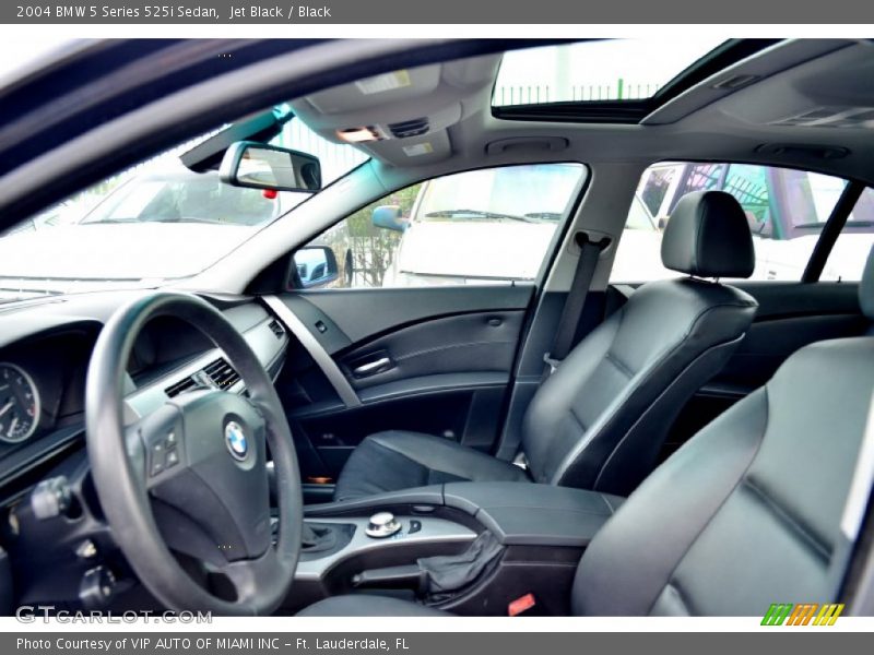 Jet Black / Black 2004 BMW 5 Series 525i Sedan