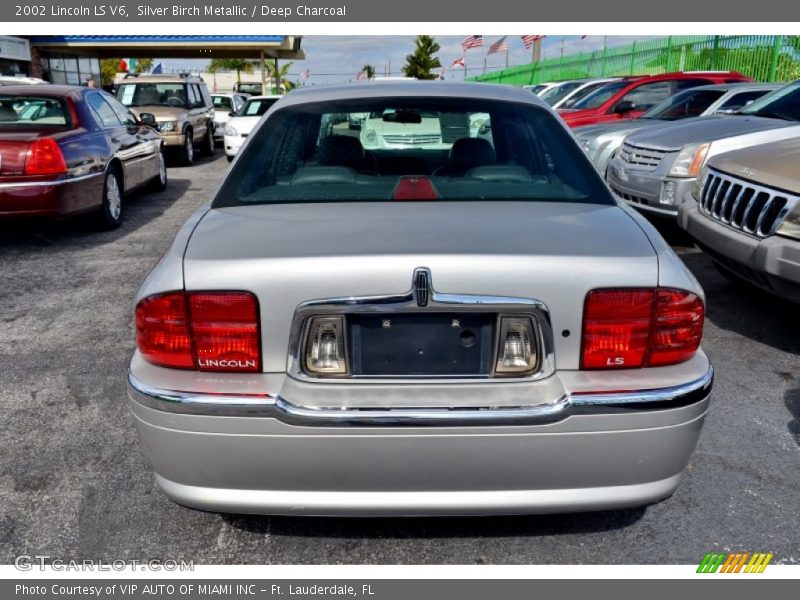 Silver Birch Metallic / Deep Charcoal 2002 Lincoln LS V6