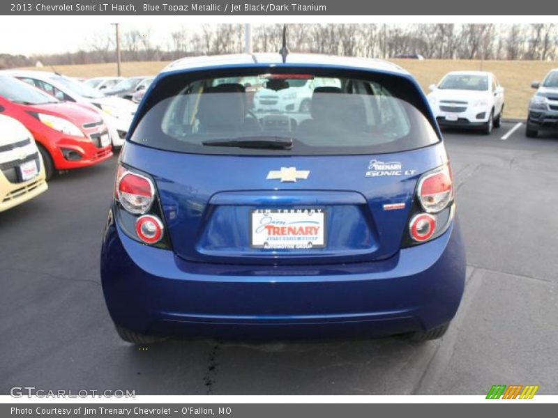Blue Topaz Metallic / Jet Black/Dark Titanium 2013 Chevrolet Sonic LT Hatch