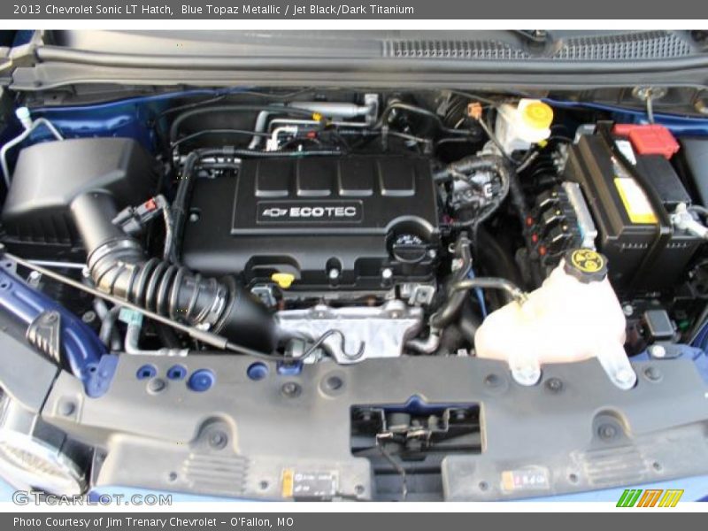 Blue Topaz Metallic / Jet Black/Dark Titanium 2013 Chevrolet Sonic LT Hatch