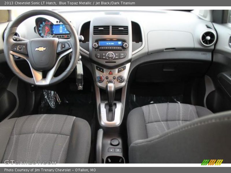 Blue Topaz Metallic / Jet Black/Dark Titanium 2013 Chevrolet Sonic LT Hatch