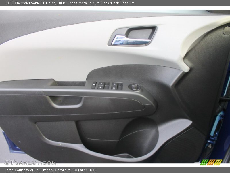 Blue Topaz Metallic / Jet Black/Dark Titanium 2013 Chevrolet Sonic LT Hatch