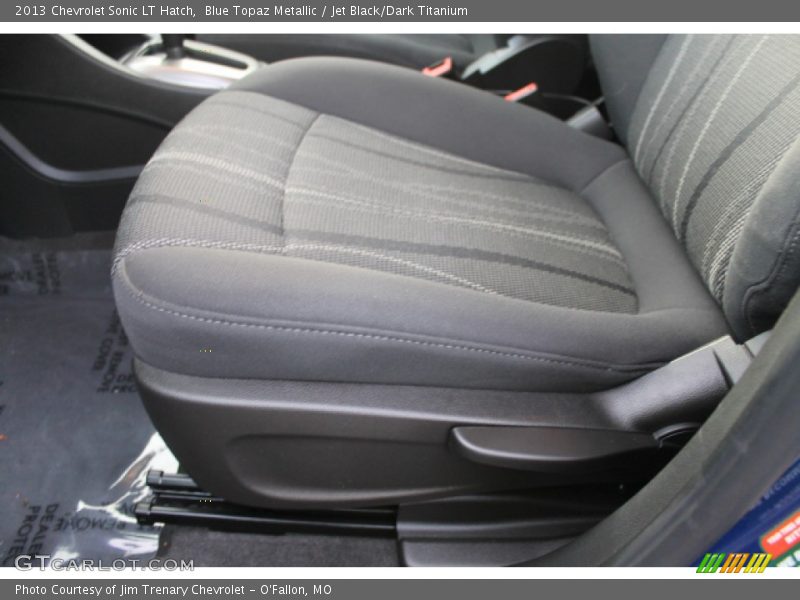 Blue Topaz Metallic / Jet Black/Dark Titanium 2013 Chevrolet Sonic LT Hatch