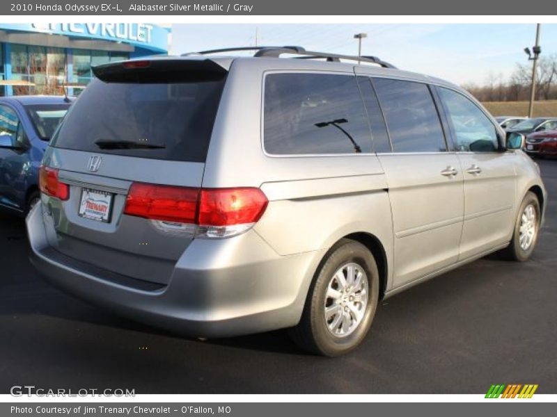 Alabaster Silver Metallic / Gray 2010 Honda Odyssey EX-L