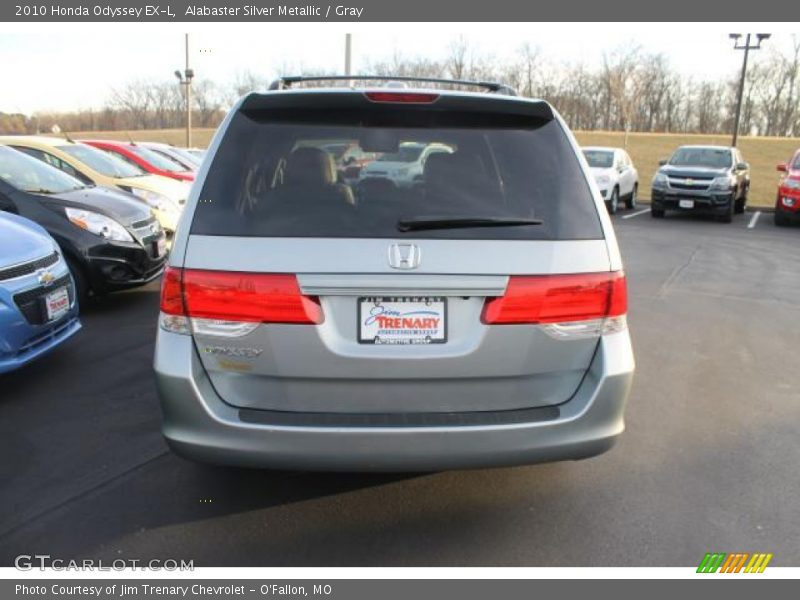 Alabaster Silver Metallic / Gray 2010 Honda Odyssey EX-L