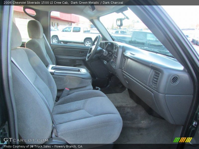 Dark Green Metallic / Dark Charcoal 2006 Chevrolet Silverado 1500 LS Crew Cab