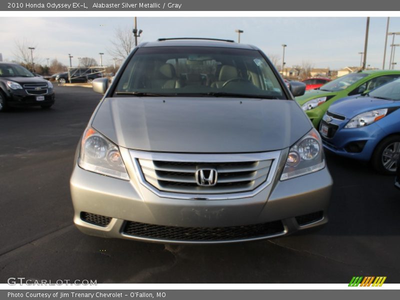 Alabaster Silver Metallic / Gray 2010 Honda Odyssey EX-L