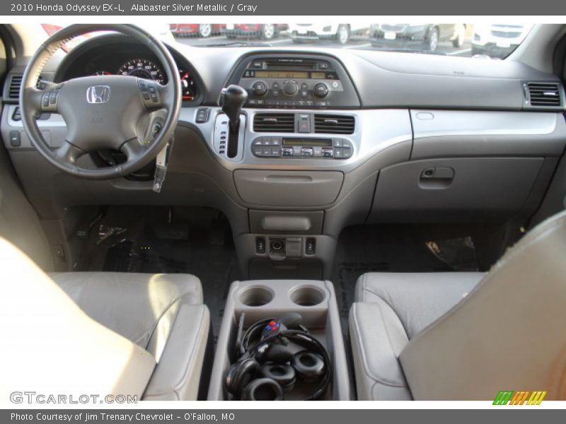 Alabaster Silver Metallic / Gray 2010 Honda Odyssey EX-L