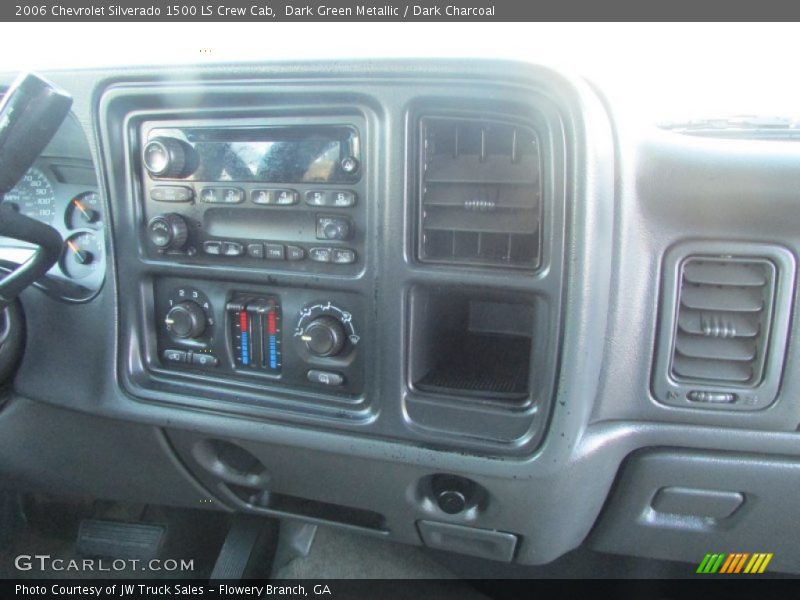 Dark Green Metallic / Dark Charcoal 2006 Chevrolet Silverado 1500 LS Crew Cab