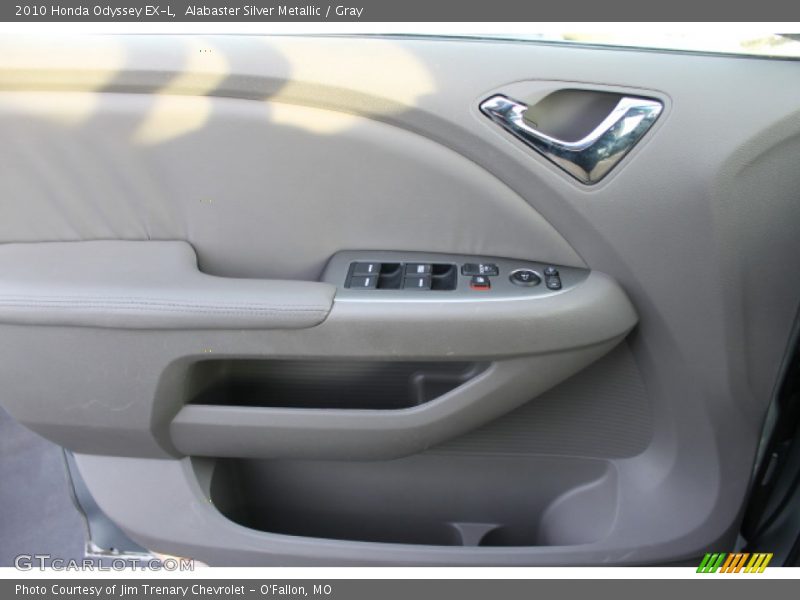 Alabaster Silver Metallic / Gray 2010 Honda Odyssey EX-L