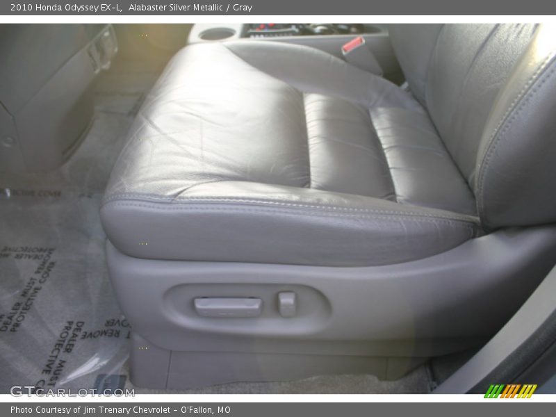 Alabaster Silver Metallic / Gray 2010 Honda Odyssey EX-L