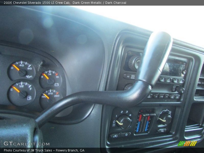 Dark Green Metallic / Dark Charcoal 2006 Chevrolet Silverado 1500 LS Crew Cab