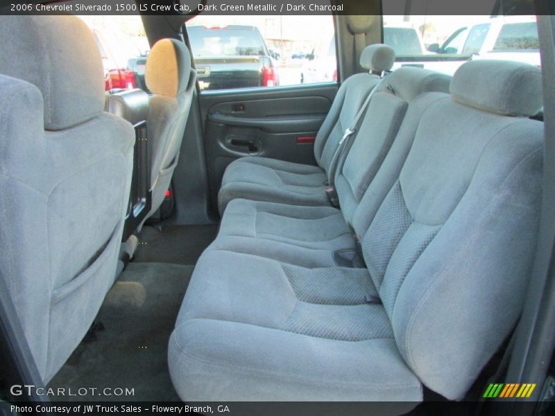 Dark Green Metallic / Dark Charcoal 2006 Chevrolet Silverado 1500 LS Crew Cab