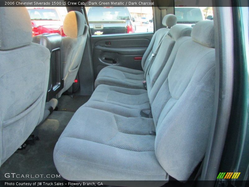 Dark Green Metallic / Dark Charcoal 2006 Chevrolet Silverado 1500 LS Crew Cab