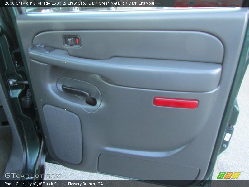 Dark Green Metallic / Dark Charcoal 2006 Chevrolet Silverado 1500 LS Crew Cab