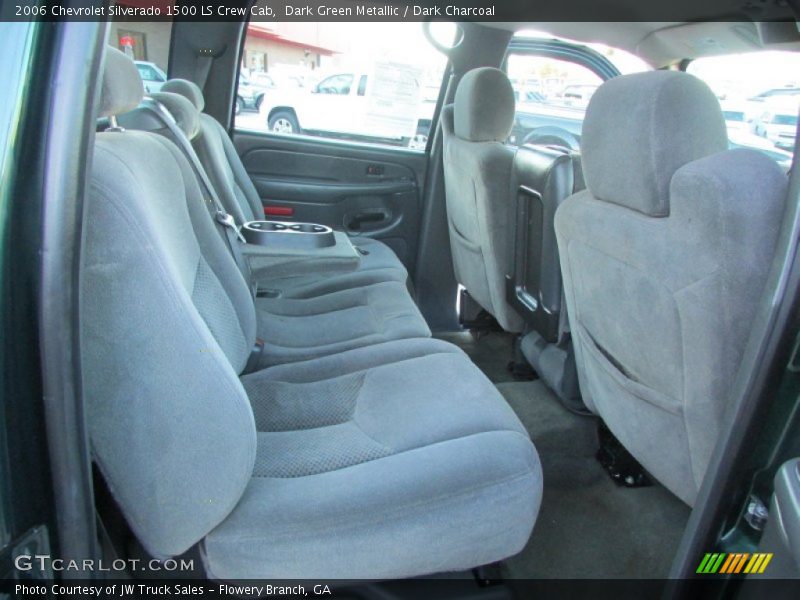 Dark Green Metallic / Dark Charcoal 2006 Chevrolet Silverado 1500 LS Crew Cab
