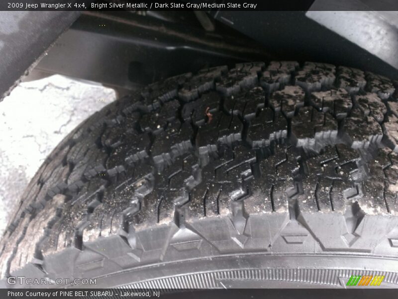 Bright Silver Metallic / Dark Slate Gray/Medium Slate Gray 2009 Jeep Wrangler X 4x4