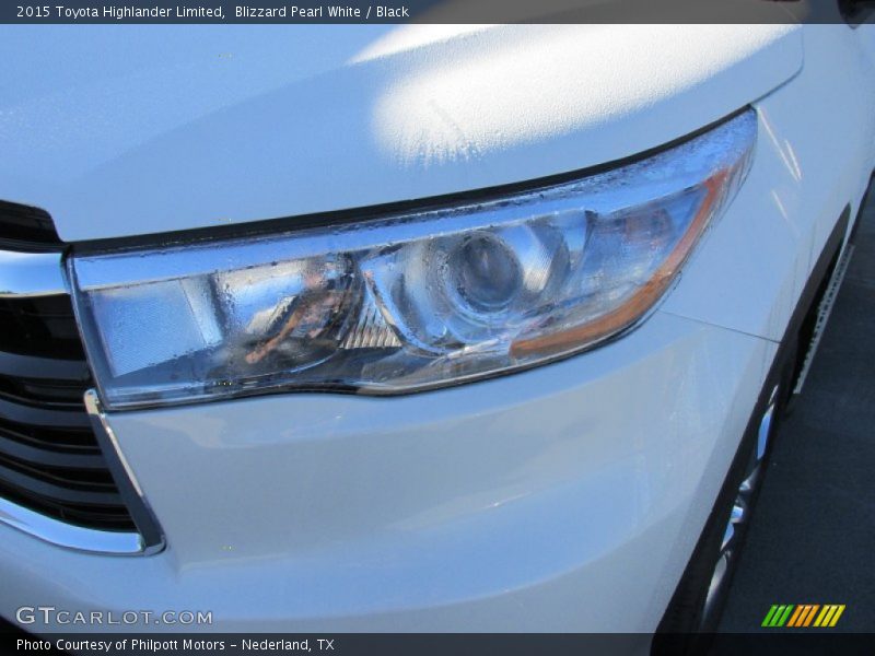 Blizzard Pearl White / Black 2015 Toyota Highlander Limited