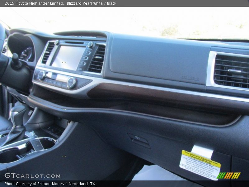 Blizzard Pearl White / Black 2015 Toyota Highlander Limited