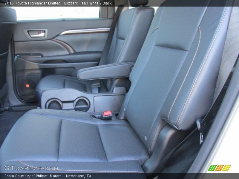 Blizzard Pearl White / Black 2015 Toyota Highlander Limited
