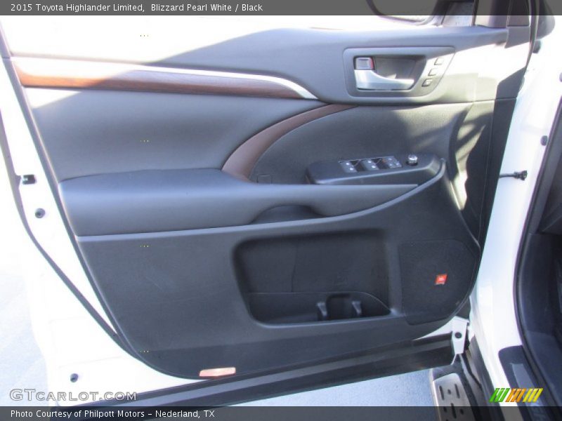 Blizzard Pearl White / Black 2015 Toyota Highlander Limited
