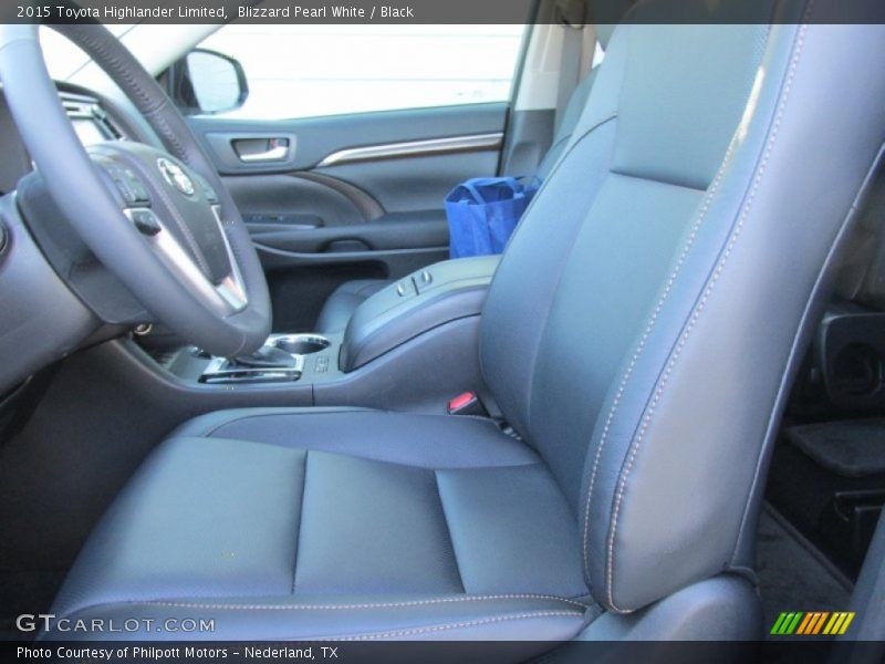 Blizzard Pearl White / Black 2015 Toyota Highlander Limited
