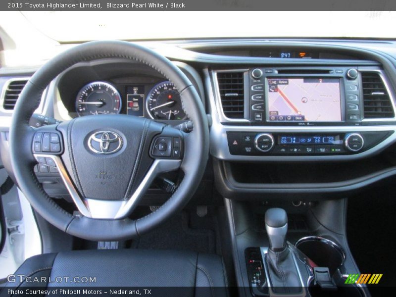 Blizzard Pearl White / Black 2015 Toyota Highlander Limited