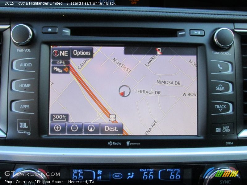 Blizzard Pearl White / Black 2015 Toyota Highlander Limited