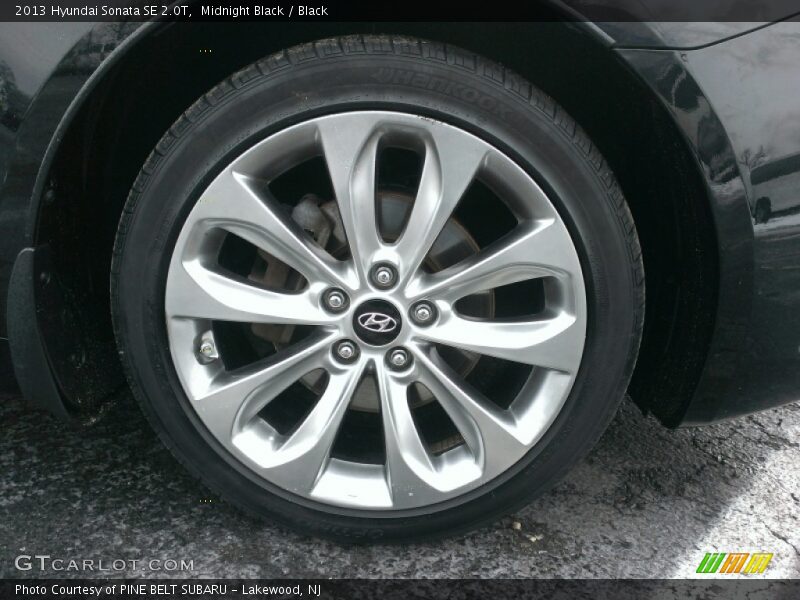 Midnight Black / Black 2013 Hyundai Sonata SE 2.0T