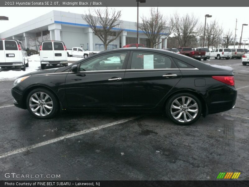 Midnight Black / Black 2013 Hyundai Sonata SE 2.0T