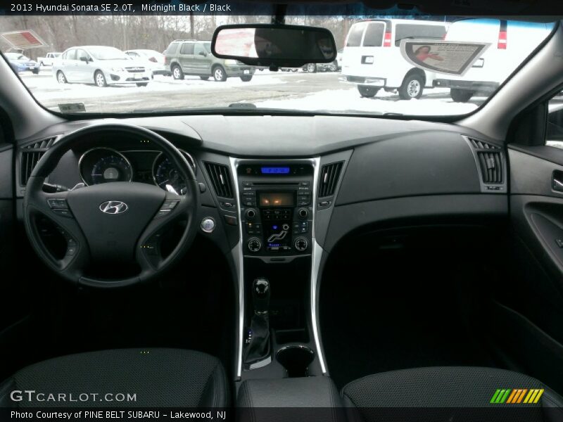 Midnight Black / Black 2013 Hyundai Sonata SE 2.0T