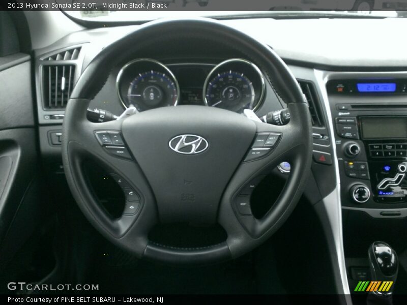 Midnight Black / Black 2013 Hyundai Sonata SE 2.0T