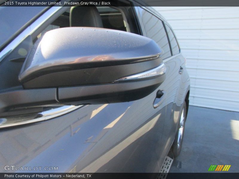 Predawn Gray Mica / Black 2015 Toyota Highlander Limited