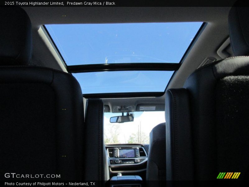 Predawn Gray Mica / Black 2015 Toyota Highlander Limited