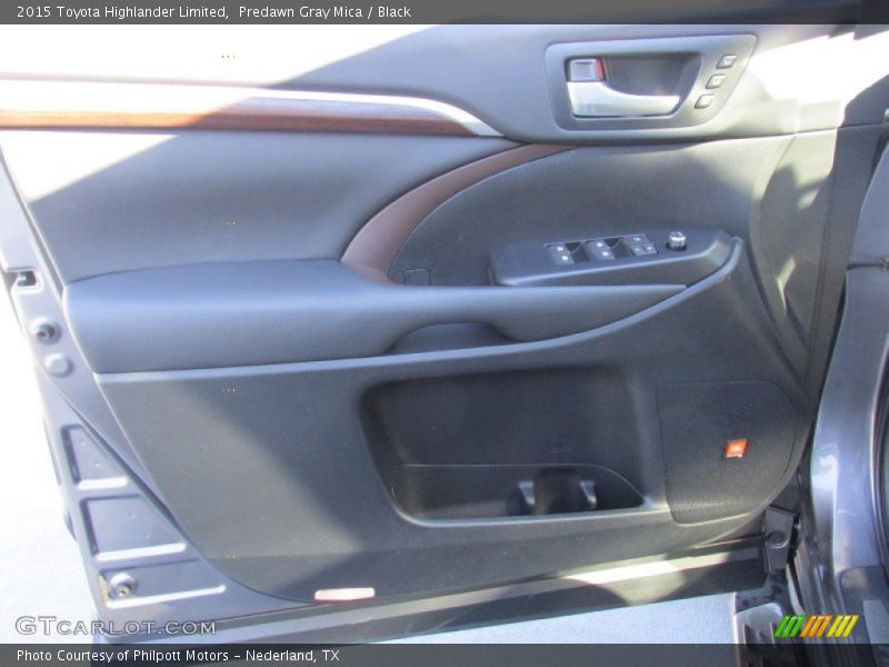 Predawn Gray Mica / Black 2015 Toyota Highlander Limited